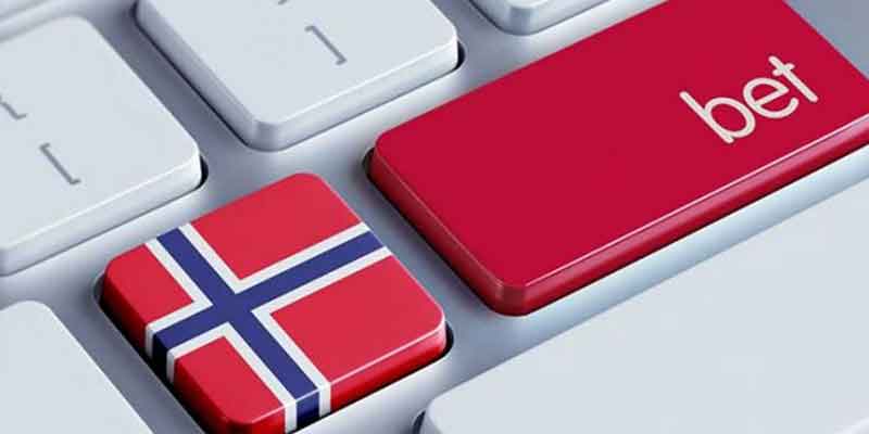 Norjan lippu tietokoneen näppäimistössä